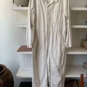 Universal Thread white Button-Up jumpsuit